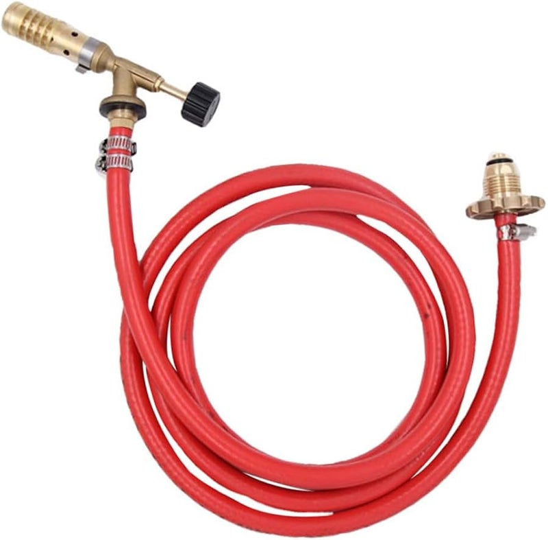 Multi Function Propane Torch Kit Adjustable Flame Copper Head for Soldering Brazing Heating - Image 1